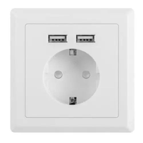 Разклонител Lanberg AC wall socket 230V with 2
