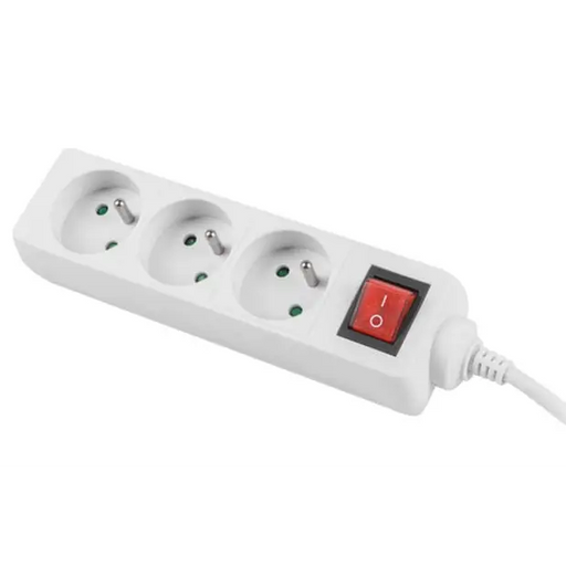 Разклонител Lanberg power strip 1.5m 3 sockets