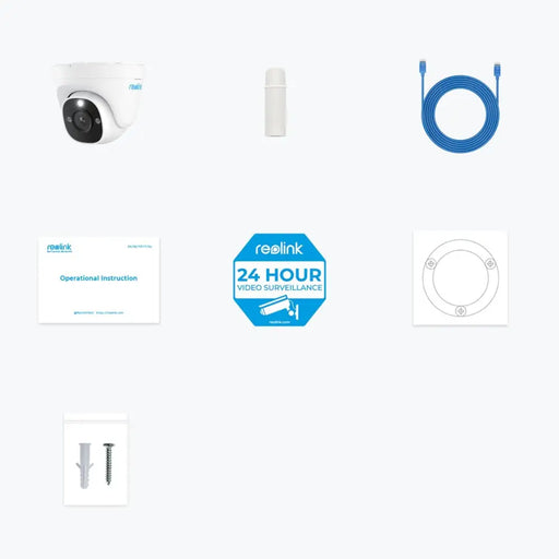 Reolink P344 - Интелигентна 12MP PoE куполна камера