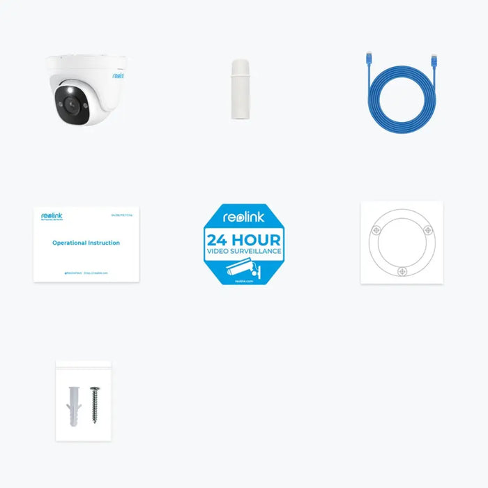 Reolink P344 - Интелигентна 12MP PoE куполна камера