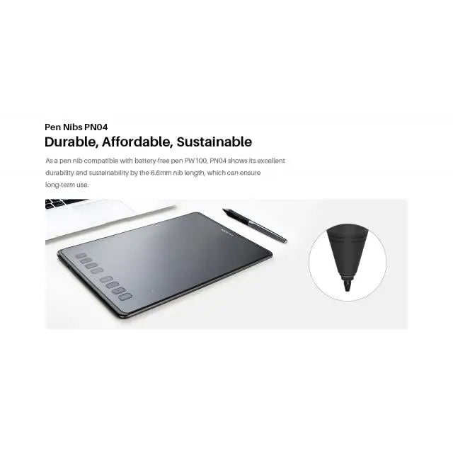 Резервни накрайници HUION PN04 10 бр. за писалки PW100/PW201