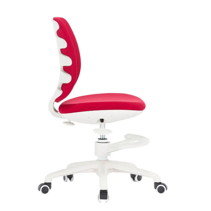 RFG Детски стол Candy Foot White дамаска червена седалка