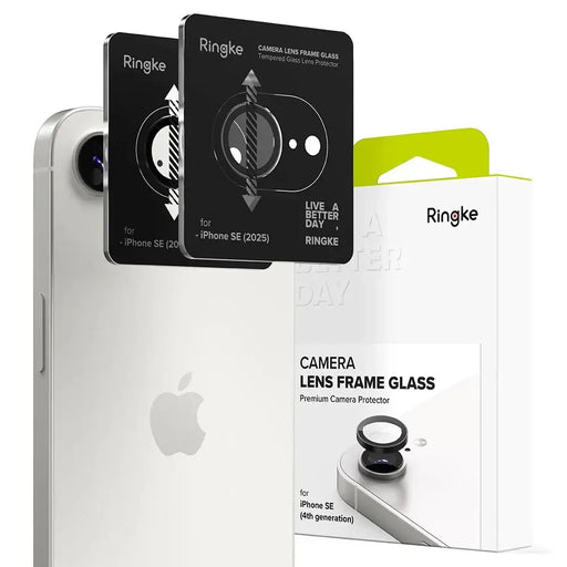 Ringke Camera Frame Protector 2-pack за iPhone 16e - черен