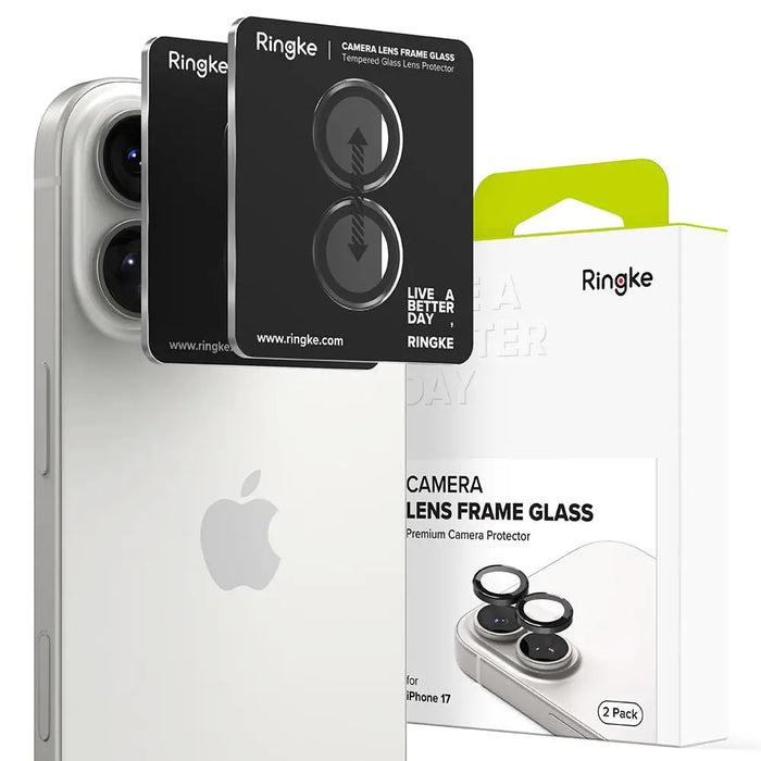 Ringke Camera Frame Protector 2 пакета за iPhone 17 - черен