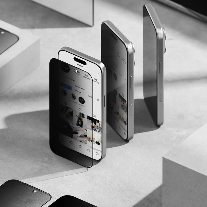 Ringke Easy Slide 2 пакета Privacy Glass за iPhone 17