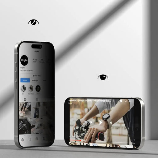 Ringke Easy Slide 2 пакета Privacy Glass за iPhone 17