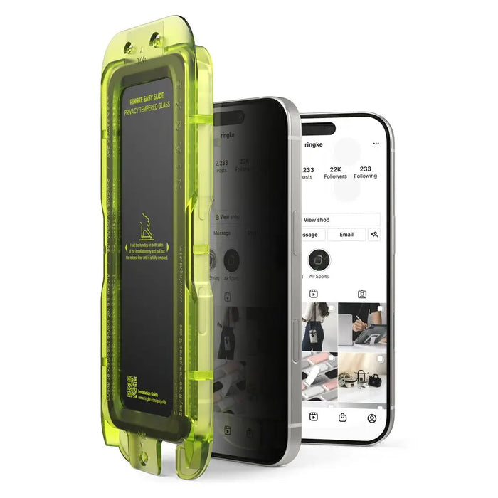 Ringke Easy Slide 2 пакета Privacy Glass за iPhone 17