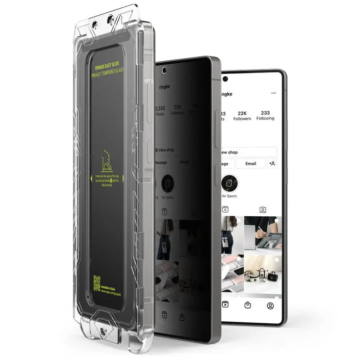 Ringke Easy Slide 2 пакета Privacy Glass за Samsung Galaxy