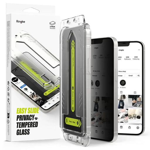 Ringke Easy Slide Privacy Glass 2 пакета за iPhone 13 / 13