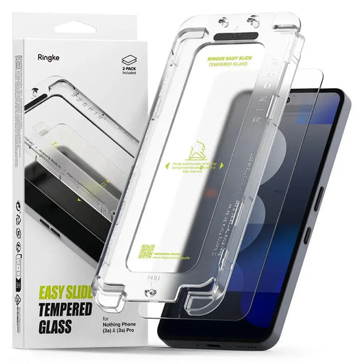 Ringke Easy Slide Tempered Glass 2 pack for Nothing Phone