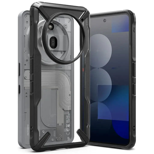Ringke Fusion X Case for Nothing Phone 3A Pro - черен