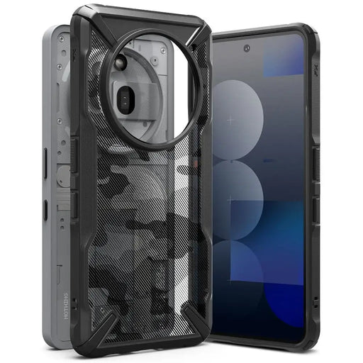 Ringke Fusion X Case for Nothing Phone 3A Pro Clear Grey
