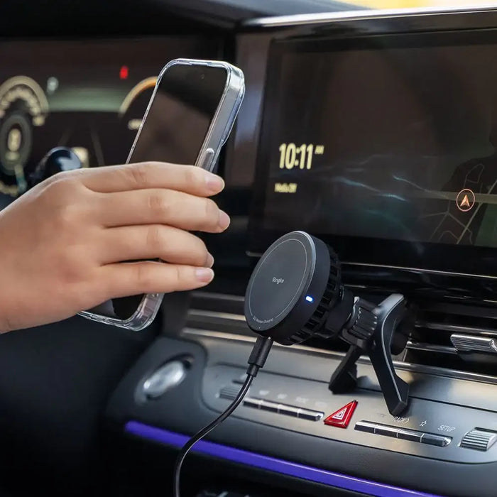 Ringke Peltier QI2 MagSafe 15W безжично зарядно за кола