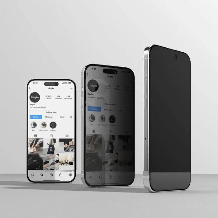 Ringke Tempered Glass Privacy Glass за iPhone 15 Pro Max