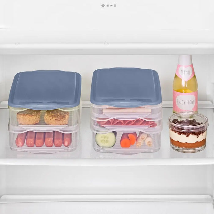 ROTHO Rondo Horizon син - контейнер за съхранение на храна