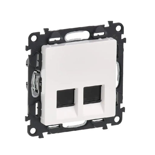 РОЗЕТКА 2xRJ45 CAT 5E. FTP VALENA LIFE LEGRAND - БЯЛ