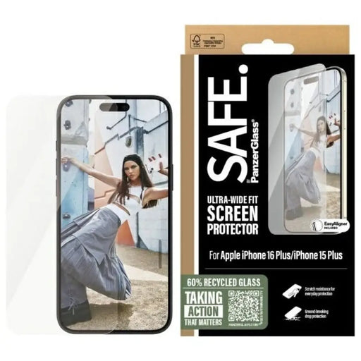 SAFE от PanzerGlass iPhone 16 Plus 6.7’’ протектор за екран