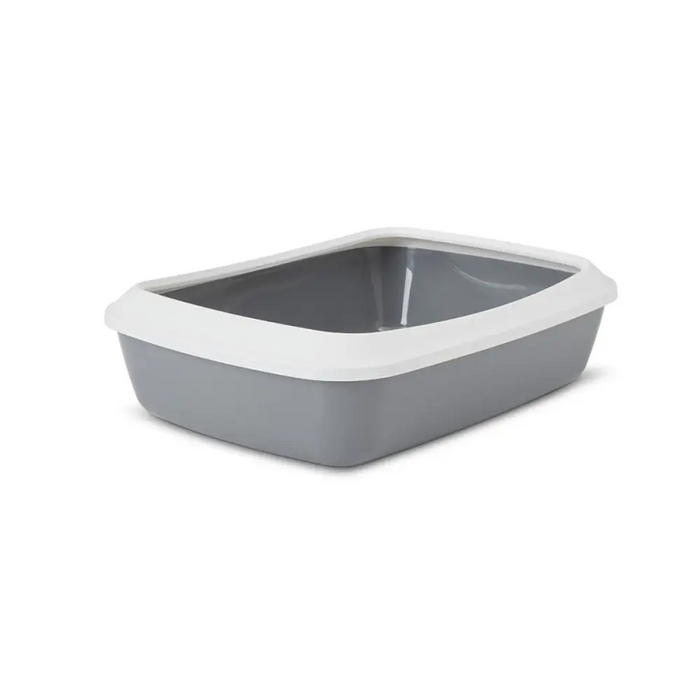 SAVIC IRIZ Поставка за отпадъци с борд 42 см сива