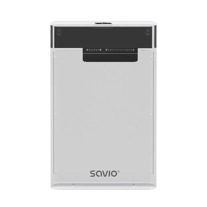Savio 2.5’’ външен HDD/SSD корпус USB 3.0 прозрачен AK-66