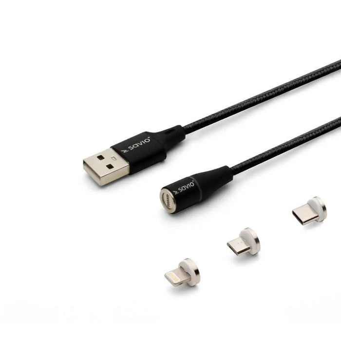 Savio CL-155 USB кабел 2 m USB 2.0 USB C Micro USB