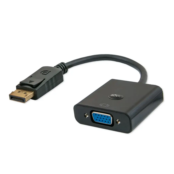 Savio CL 90 адаптер за видео кабел 0.2 m DisplayPort VGA (D