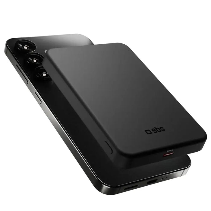 SBS Mag Power Qi2 5000 mAh Преносима батерия Powerbank