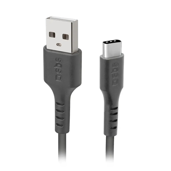SBS TECABLETC3MTK USB-A - USB-C кабел 3 м - Черен