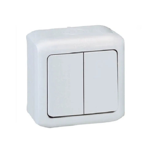 СЕРИЕН КЛЮЧ 10A ЗА ОТКРИТ МОНТАЖ FORIX LEGRAND - СИВ