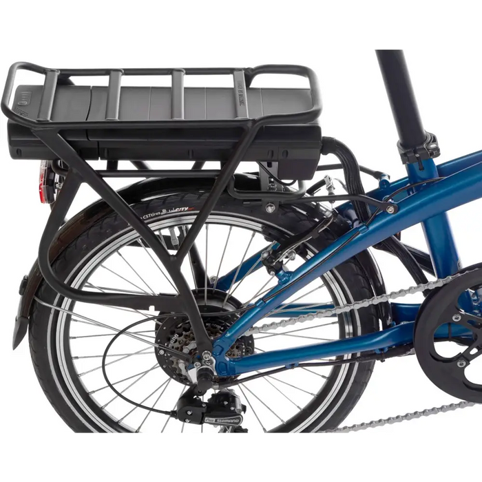 Сгъваем електрически велосипед Snapp City-E син