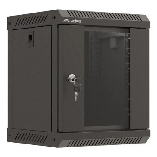 Шкаф Lanberg 10’’ стенен монтаж 6U/300x300 (плоска
