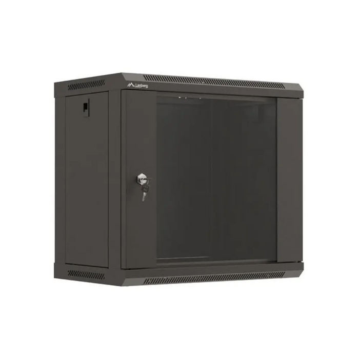 Шкаф Lanberg 19’’ за стенен монтаж 9U/540x350 (плоска