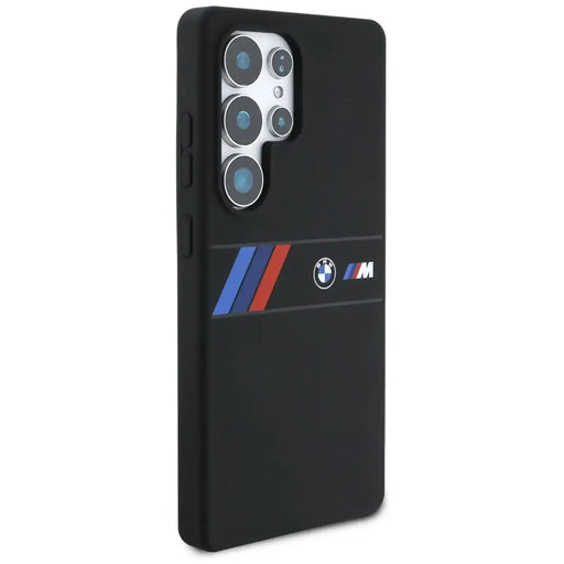 Силиконов калъф BMW Middle Tricolor Stripes MagSafe Case