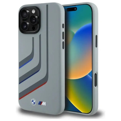 Силиконов калъф BMW Turning Lines MagSafe за iPhone 16 Pro