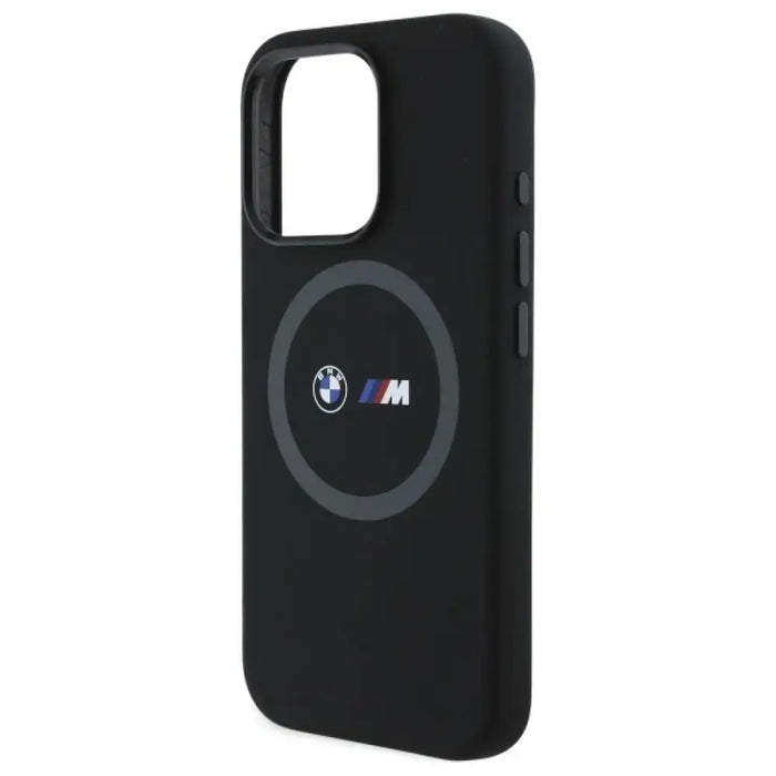 Силиконов калъф MagSafe с щампа BMW M за iPhone 16 Pro Max