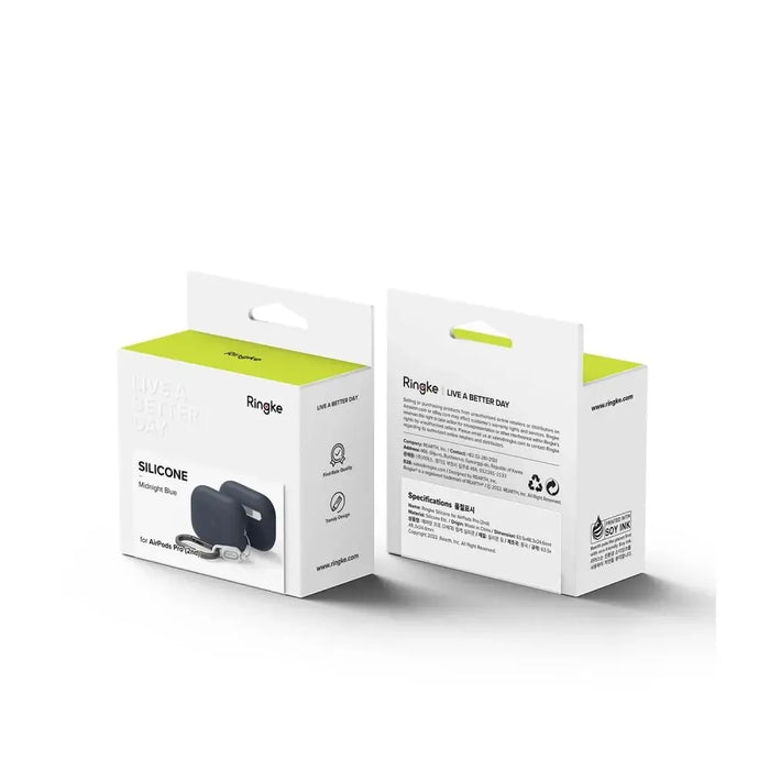 Силиконов калъф Ringke за Apple AirPods Pro 1 / 2 - тъмносин