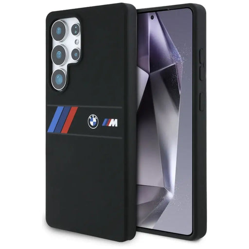 Силиконов калъф BMW Middle Tricolor Stripes MagSafe Case