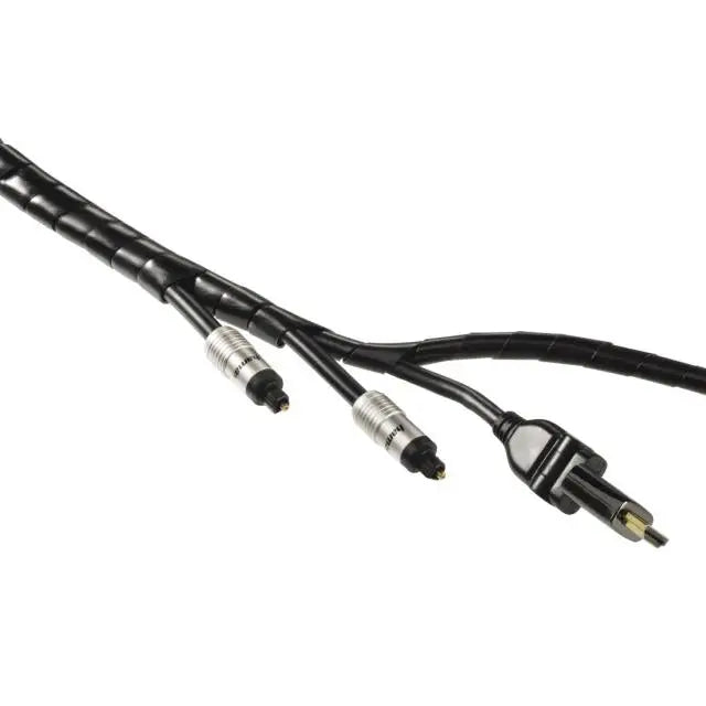 Шлаух спирала 7,5 - 30 мм 2,5 м черна