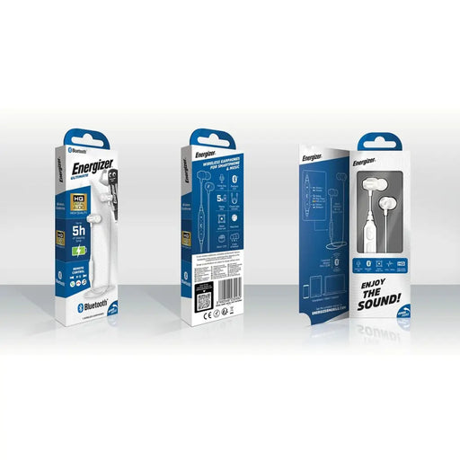 Слушалки Energizer CIBT20WH2 Бял