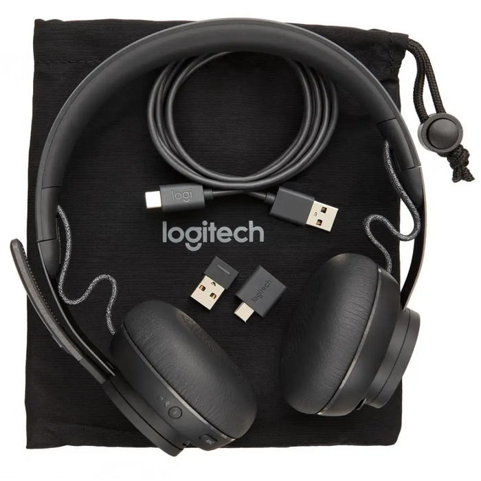 Слушалки с микрофон Logitech 981 000854 Черен