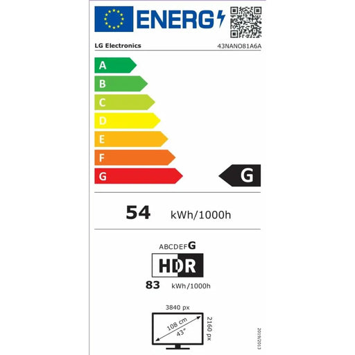 Смарт телевизор LG 43NANO81A6A