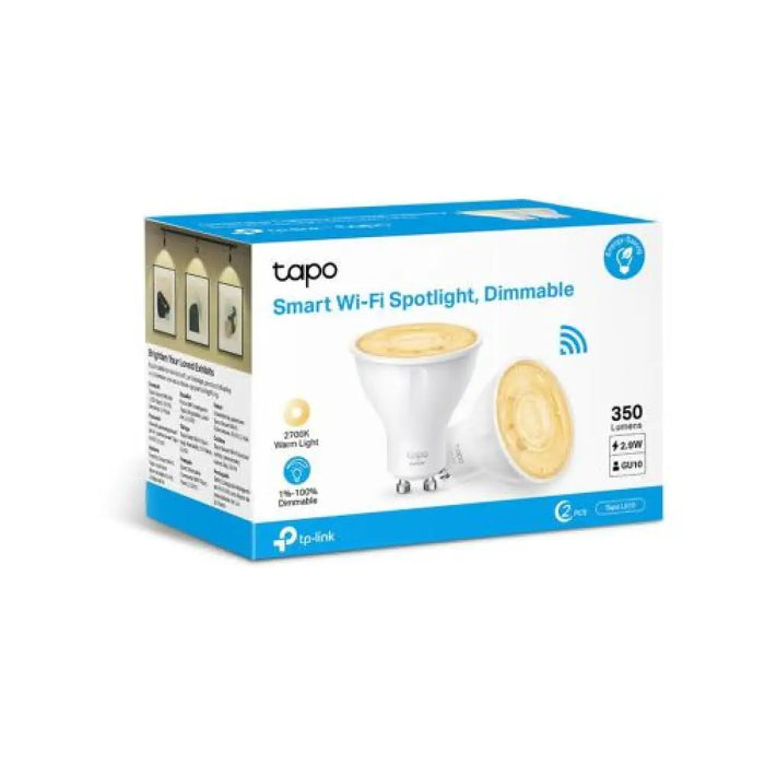 Смарт Wi-Fi LED крушка TP-LINK L610 2бр. бяла