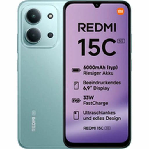Смартфони Xiaomi Redmi 15C Octa Core 4 GB RAM 128 GB Зелен