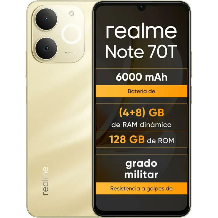 Смартфони Realme NOTE 70T 4 GB RAM 128 GB 6,74’’ Unisoc