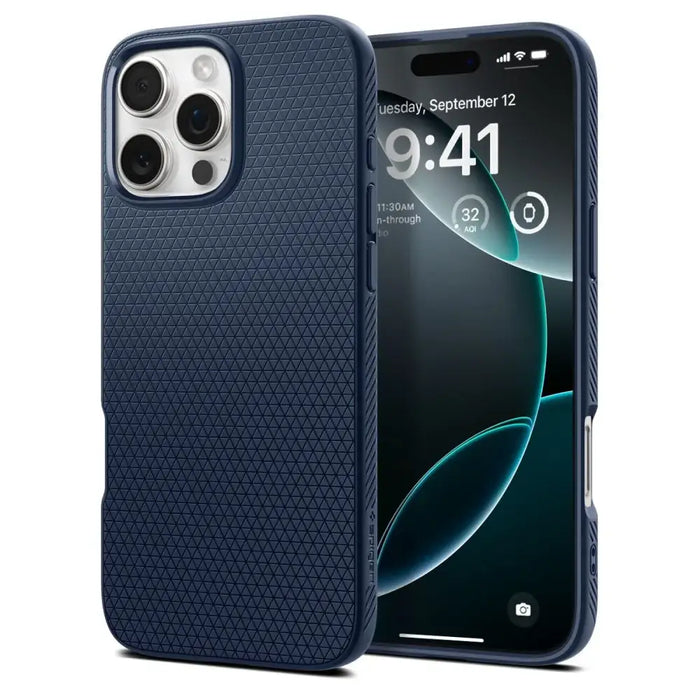 Spigen Liquid Air Case за iPhone 16 Pro Max - син