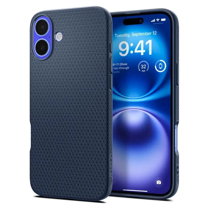 Spigen Liquid Air iPhone 16 Case - син