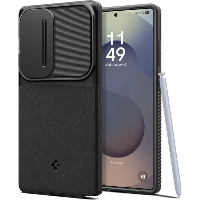 Spigen Optik Armor Case за Samsung Galaxy S25 Ultra - черен