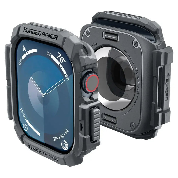 Spigen Rugged Armor Case за Apple Watch 10 46 мм - сив