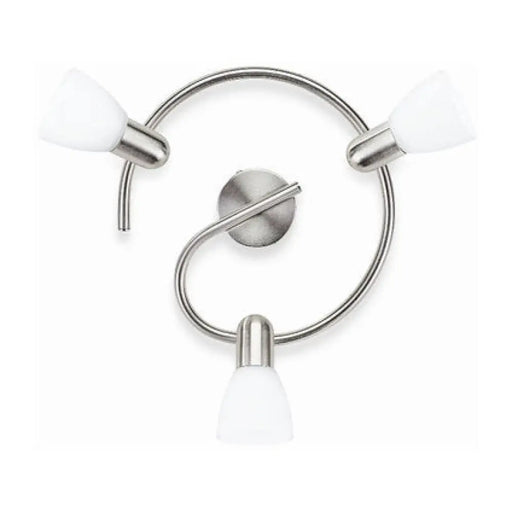 СПОТ 3XE14 40W НИКЕЛ ТРОЙКА PHILIPS BURLAP