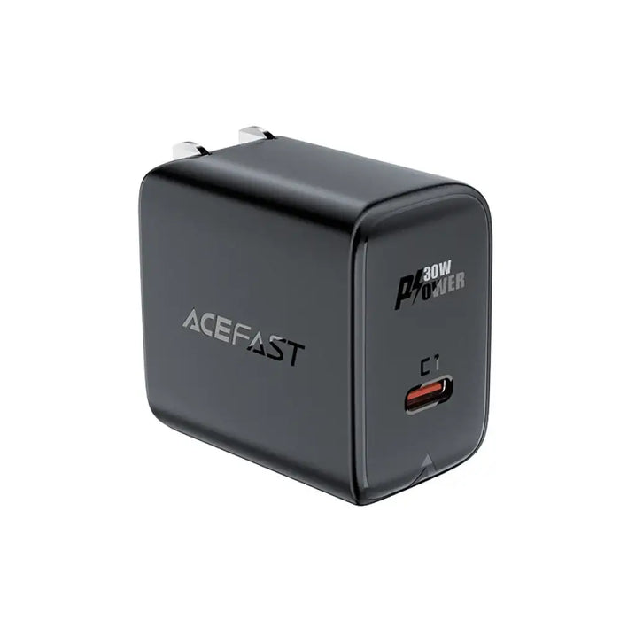 Стенно зарядно устройство Acefast A23 30W GaN USB-C US