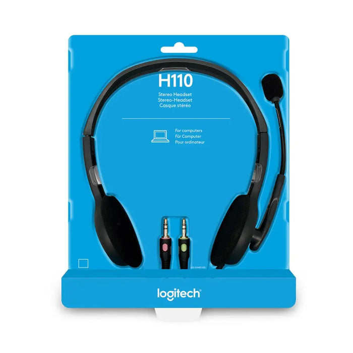 Стерео Слушалки с микрофон Logitech H110